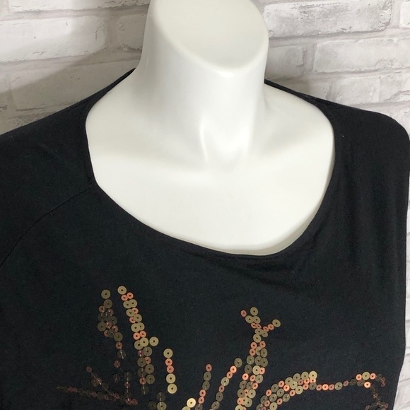 CAbi black with gold sequin top, size medium - Picture 4 of 7